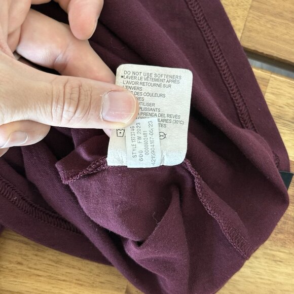 Under Armour Project Rock Shirt Mens Sz M Burgundy Hardest Worker Gym Fitness - Picture 12 of 12